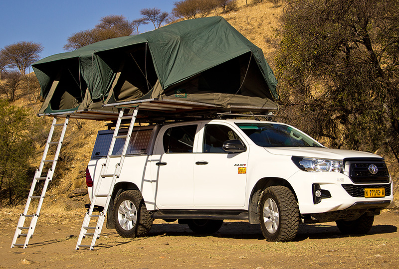 Car Rental with Double Rooftop Tents Tanzania